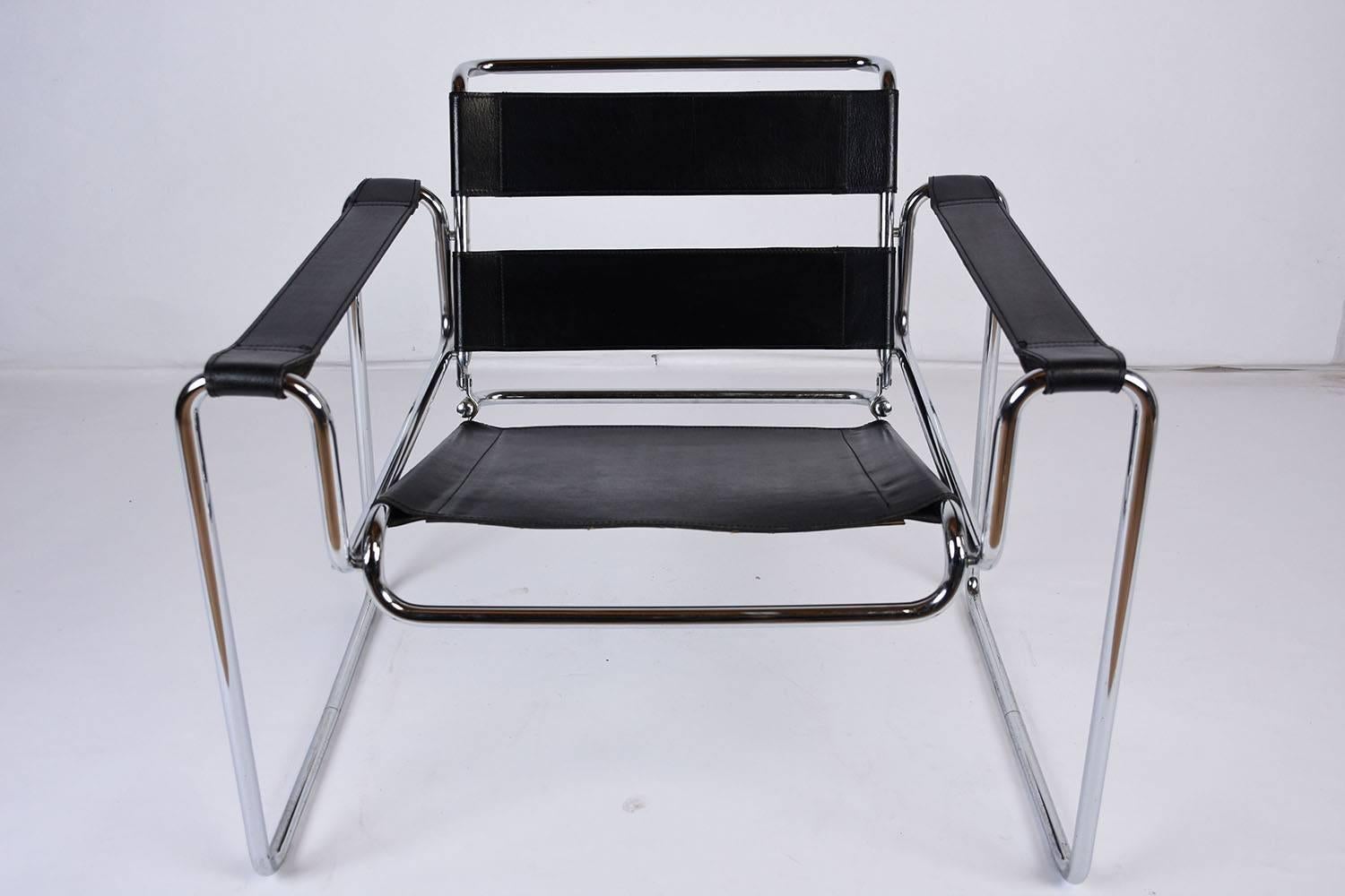 Mid-Century Modern Wassily-Style Lounge Chairs 1
