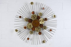 C. Jere Starburst Wall Sculpture