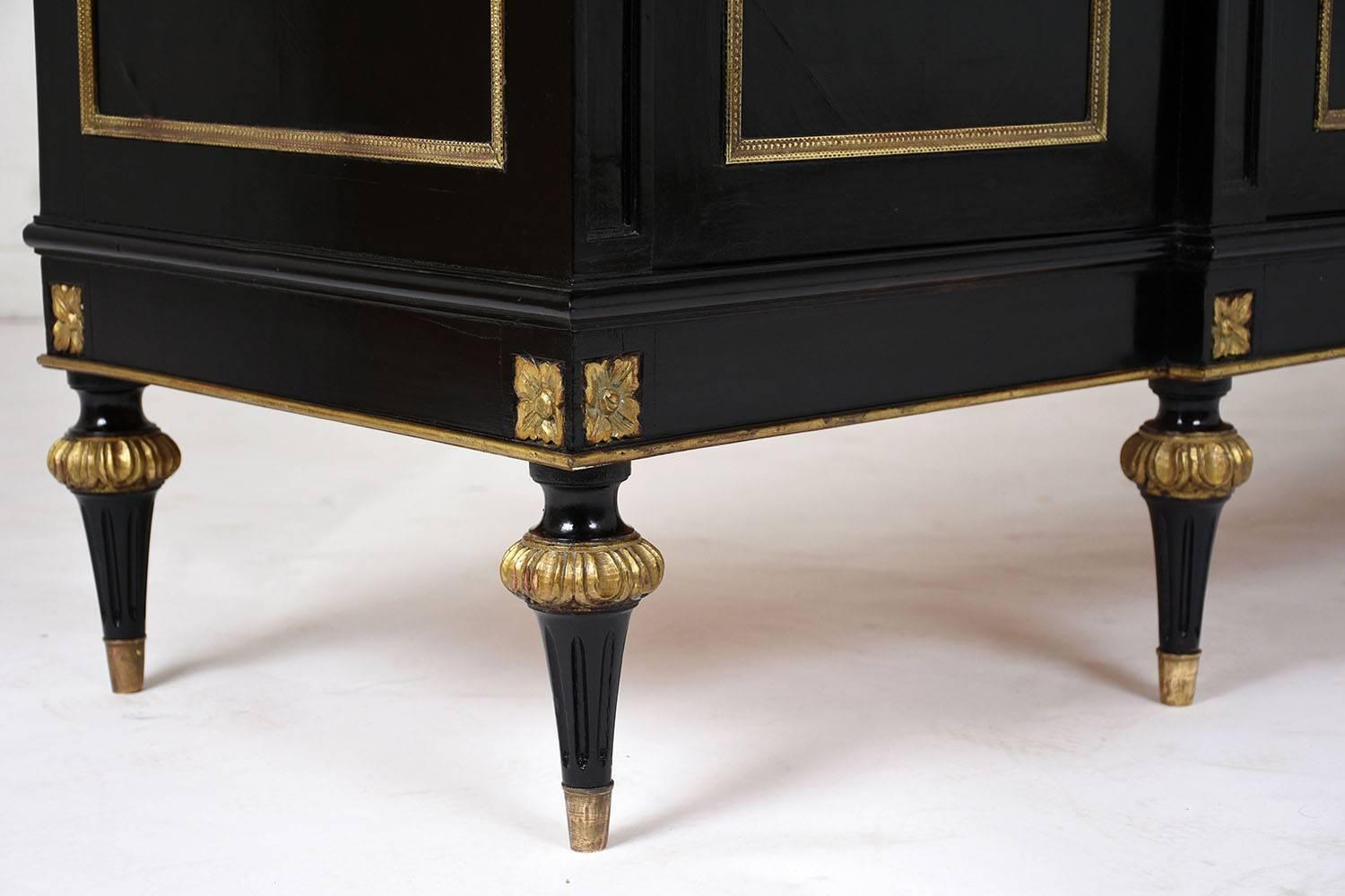 Louis XVI-style Ebonized Buffet 1