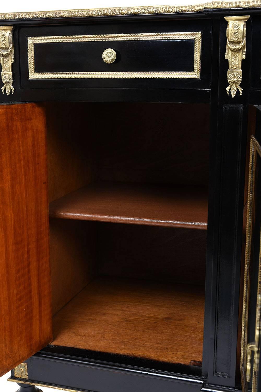 Louis XVI-style Ebonized Buffet 2