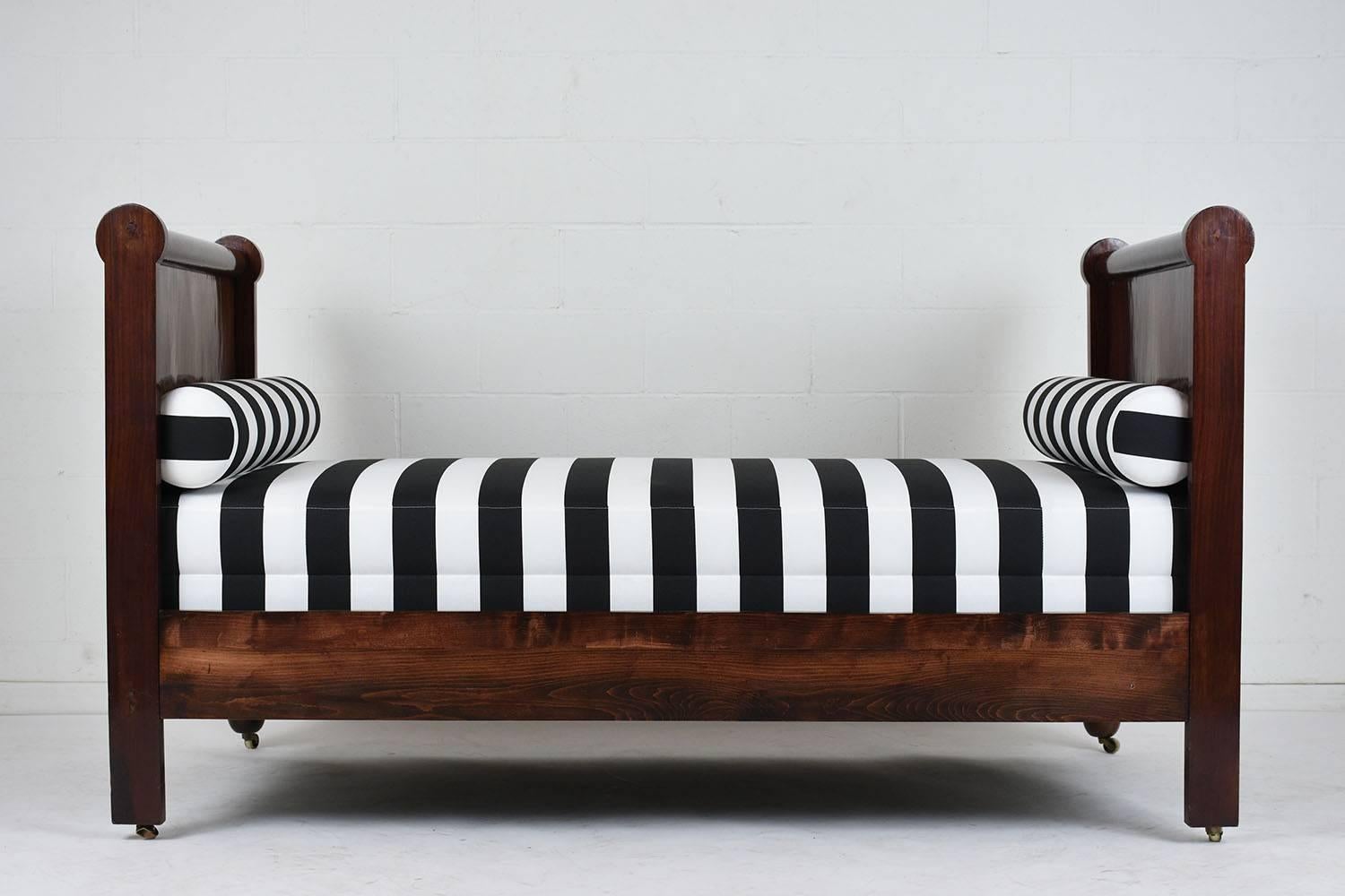 Hand-Carved 19th Century Empire Daybed