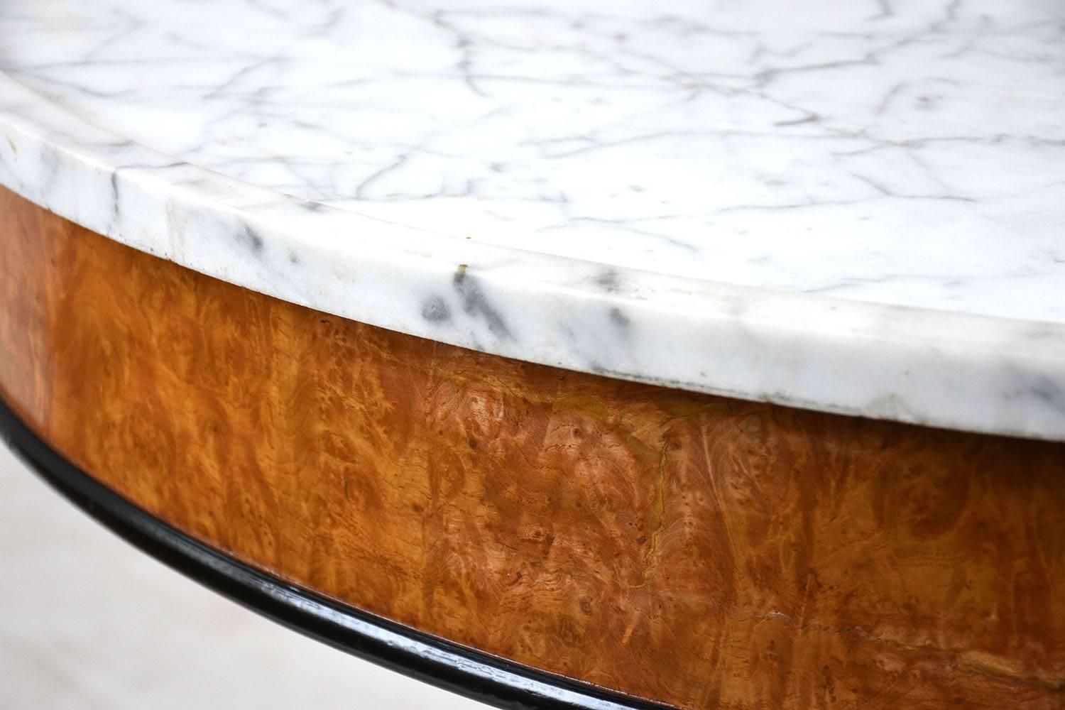 Marble Mid-19th Century French Empire Centre Table