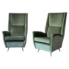Pair of Gio Ponti Lounge Chairs