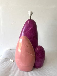Pebble Ceramic Table Lamp by François Chatain
