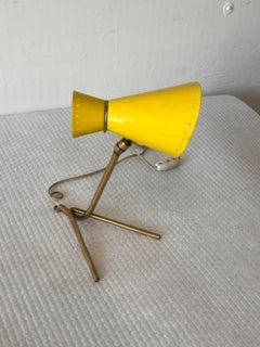 Small Mid Century Modern Italian Desk Lamp Stilnovo Style