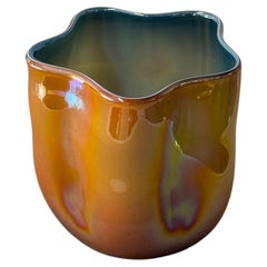 Mid Century Modern Murano Glass Cartoccio Vase