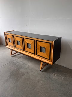 Large Borsani Style Mid Century Modern Credenza