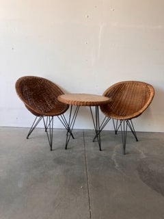 Vintage Mid Century Modern Bistro Set