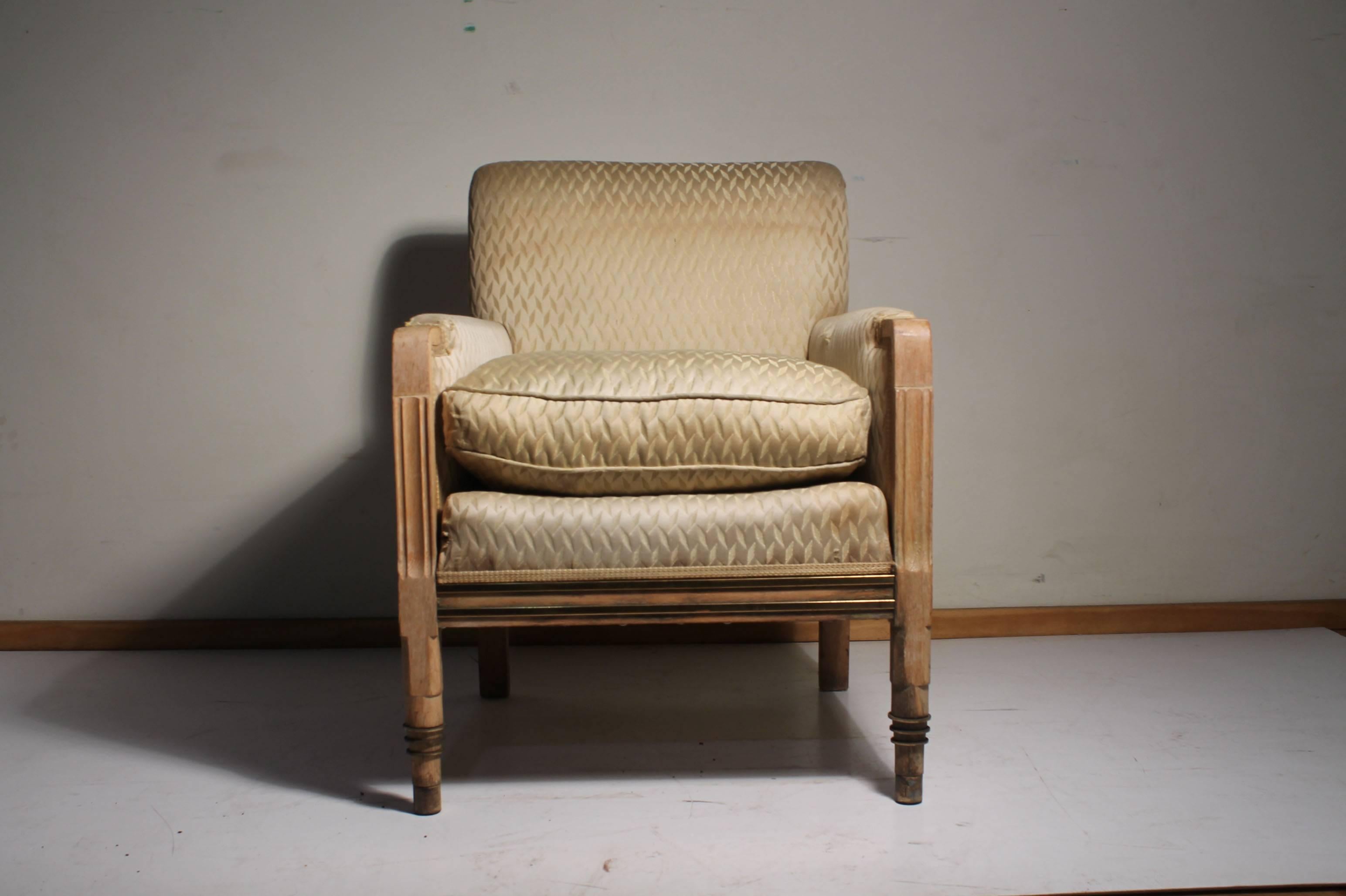 Art Deco Vintage French / American Deco Club Chair For Sale