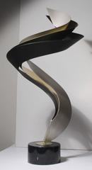 Elegant Curtis Jere Post Modern Table Art Sculpture