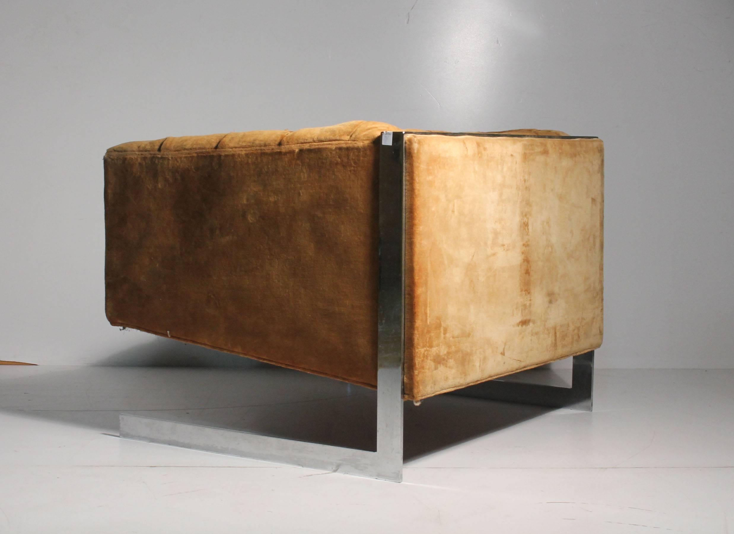 Cantilever Lounge Chair attributed to Milo Baughman For Sale at 1stDibs ...