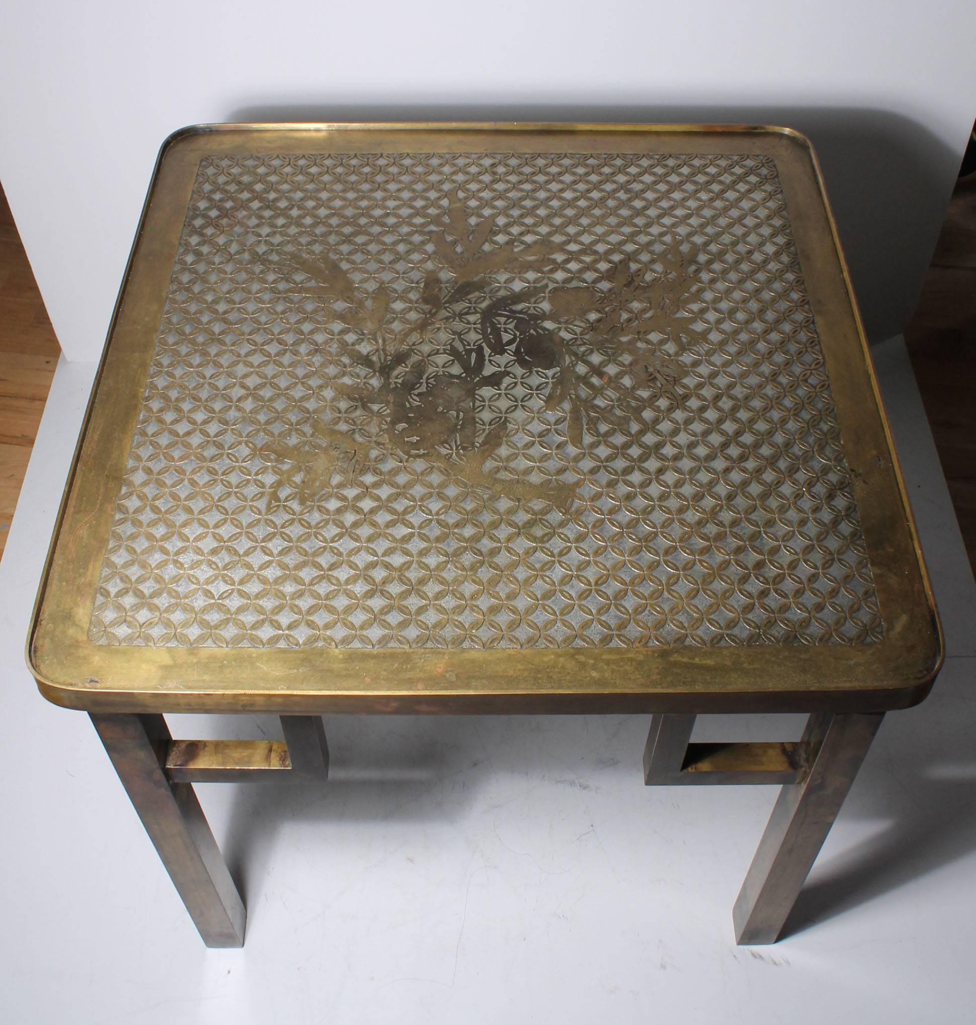Large Philip and Kelvin LaVerne side table.