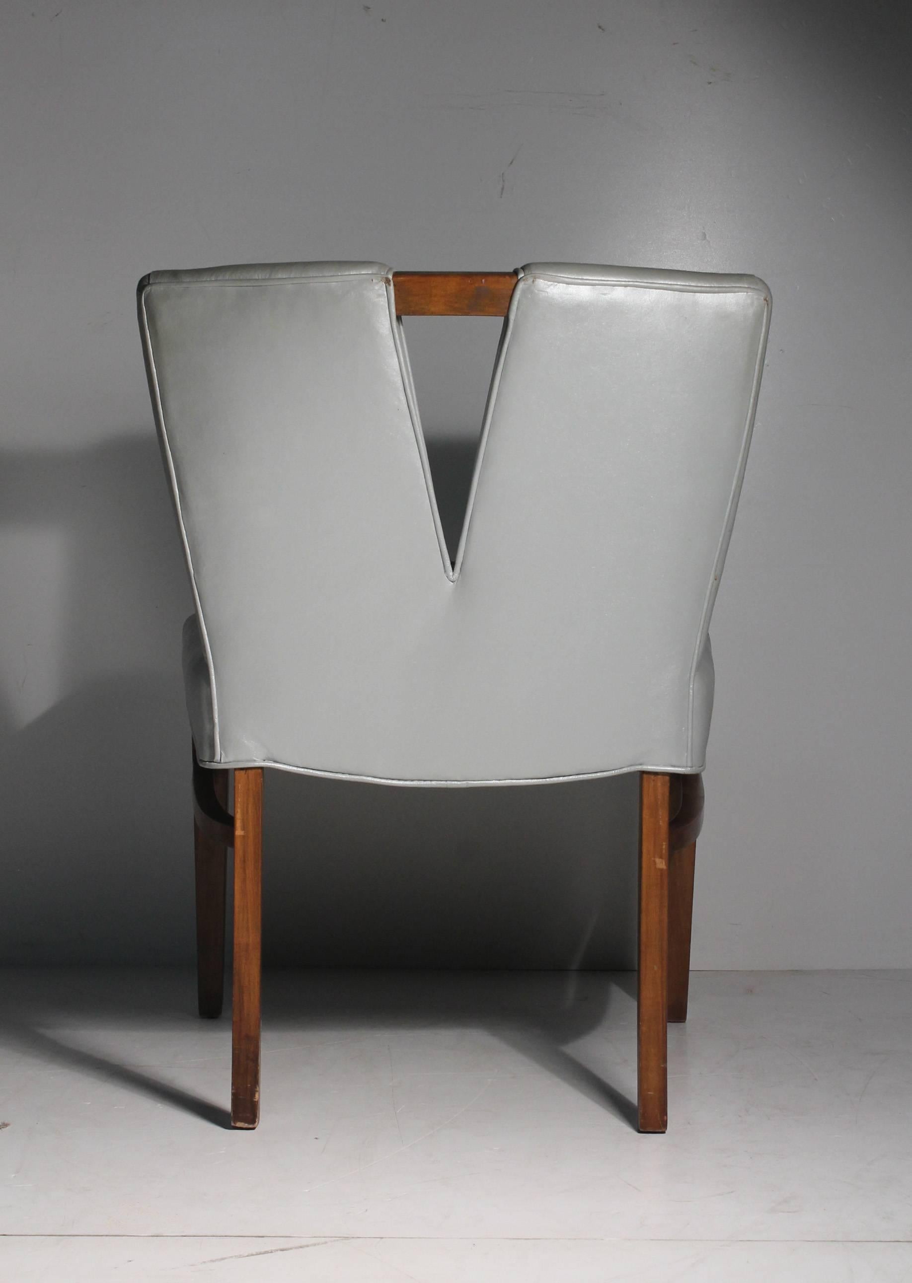 Mid-Century Modern Pair of Paul Frankl Side Chairs