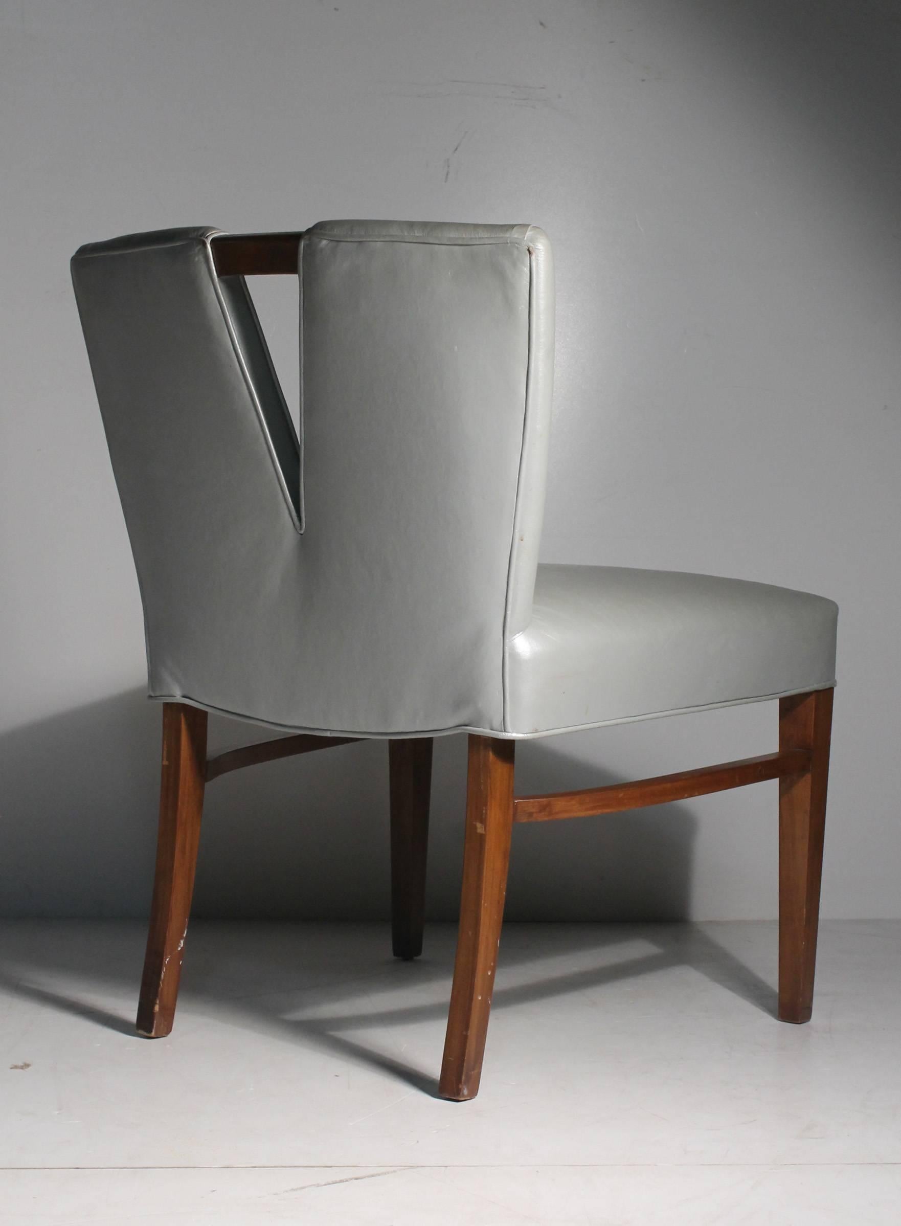 Pair of Paul Frankl Side Chairs In Good Condition In Chicago, IL