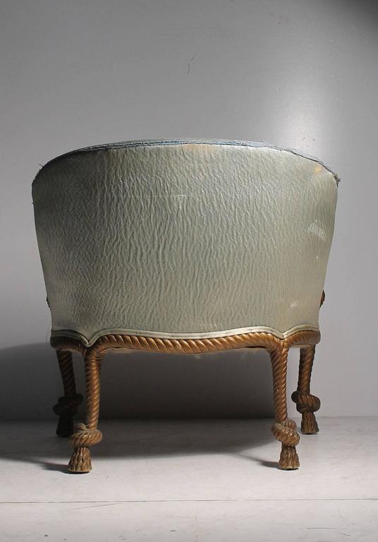 Pair of Vintage Rope and Tassel Lounge Chairs at 1stDibs vintage rope