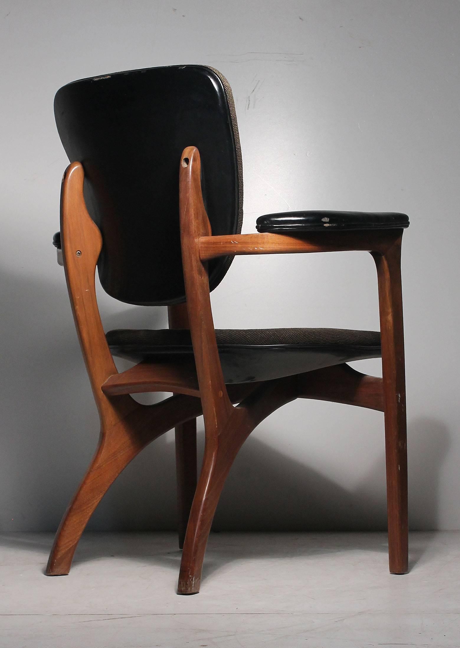 Mid-Century Modern Rare Adrian Pearsall Armchair For Sale