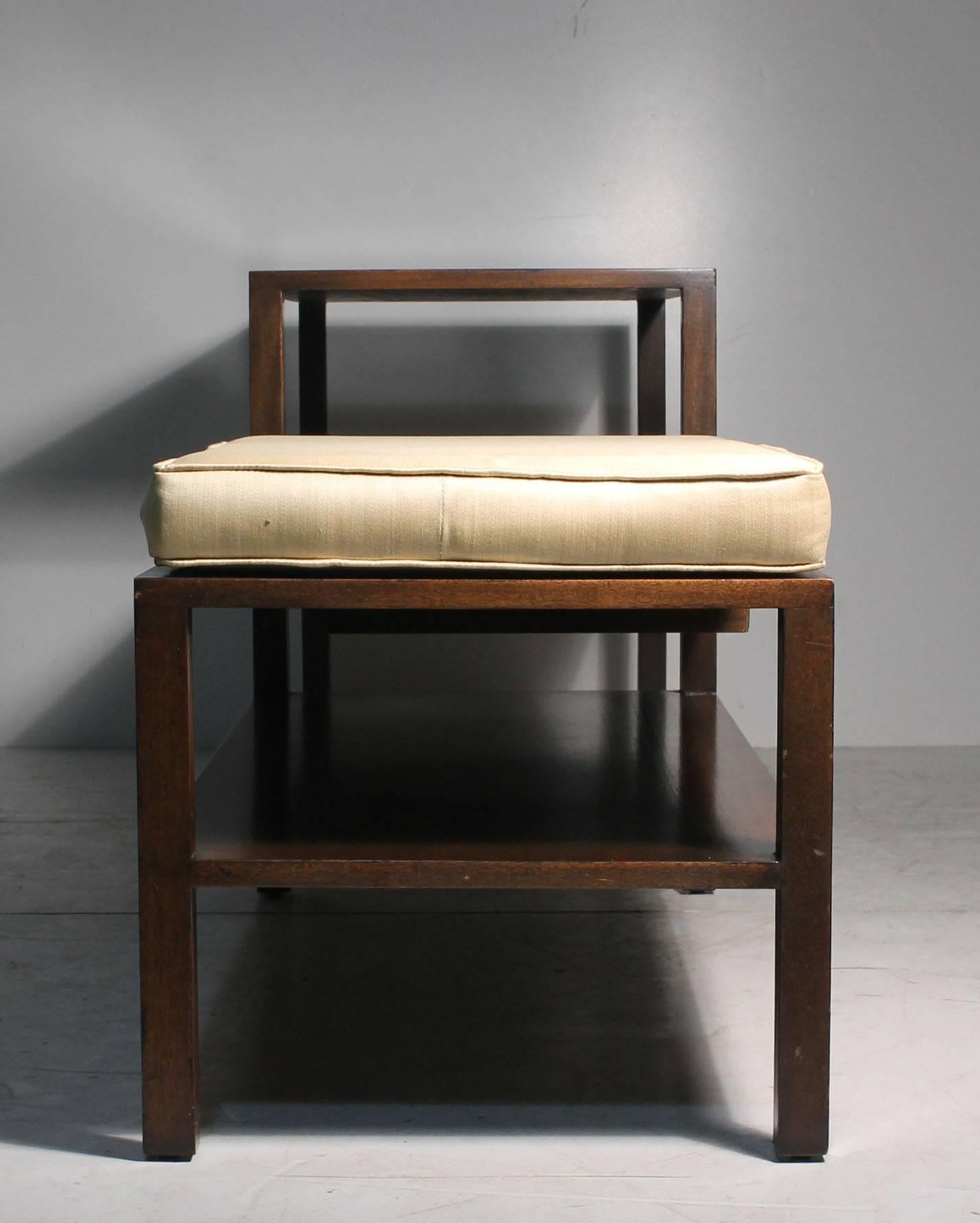 Architektonische Harvey Probber Bench, niedrige Etagere-Konsole im Zustand „Gut“ im Angebot in Chicago, IL