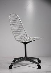 Early Charles Eames PKC Wire Rolling Task Chair for Herman Miller
