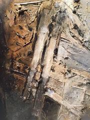 Italian Modern Abstract Expressionist Painting by Giuseppe De Gregorio