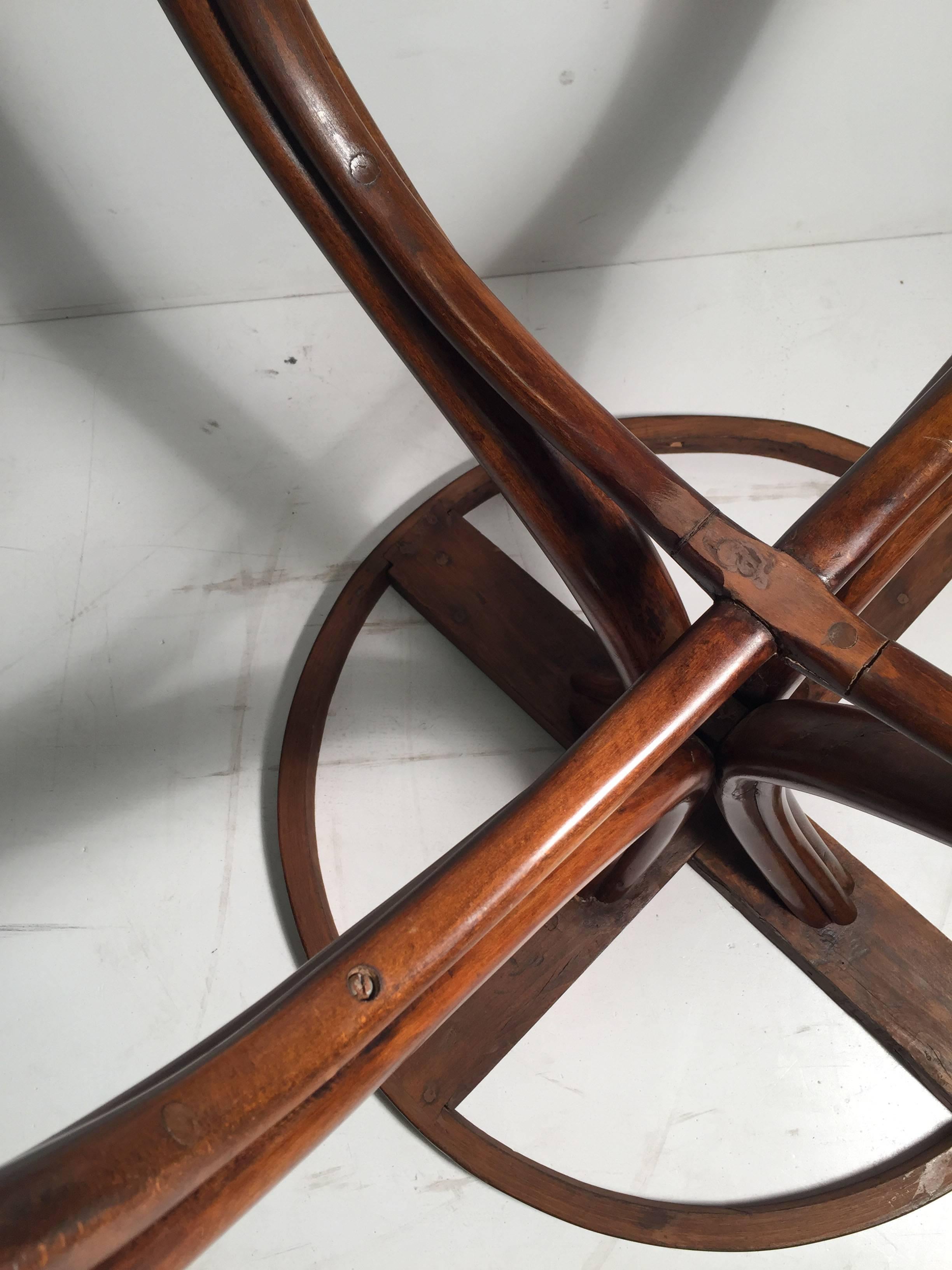 18th Century Vintage Thonet Bentwood Cafe / Side Table