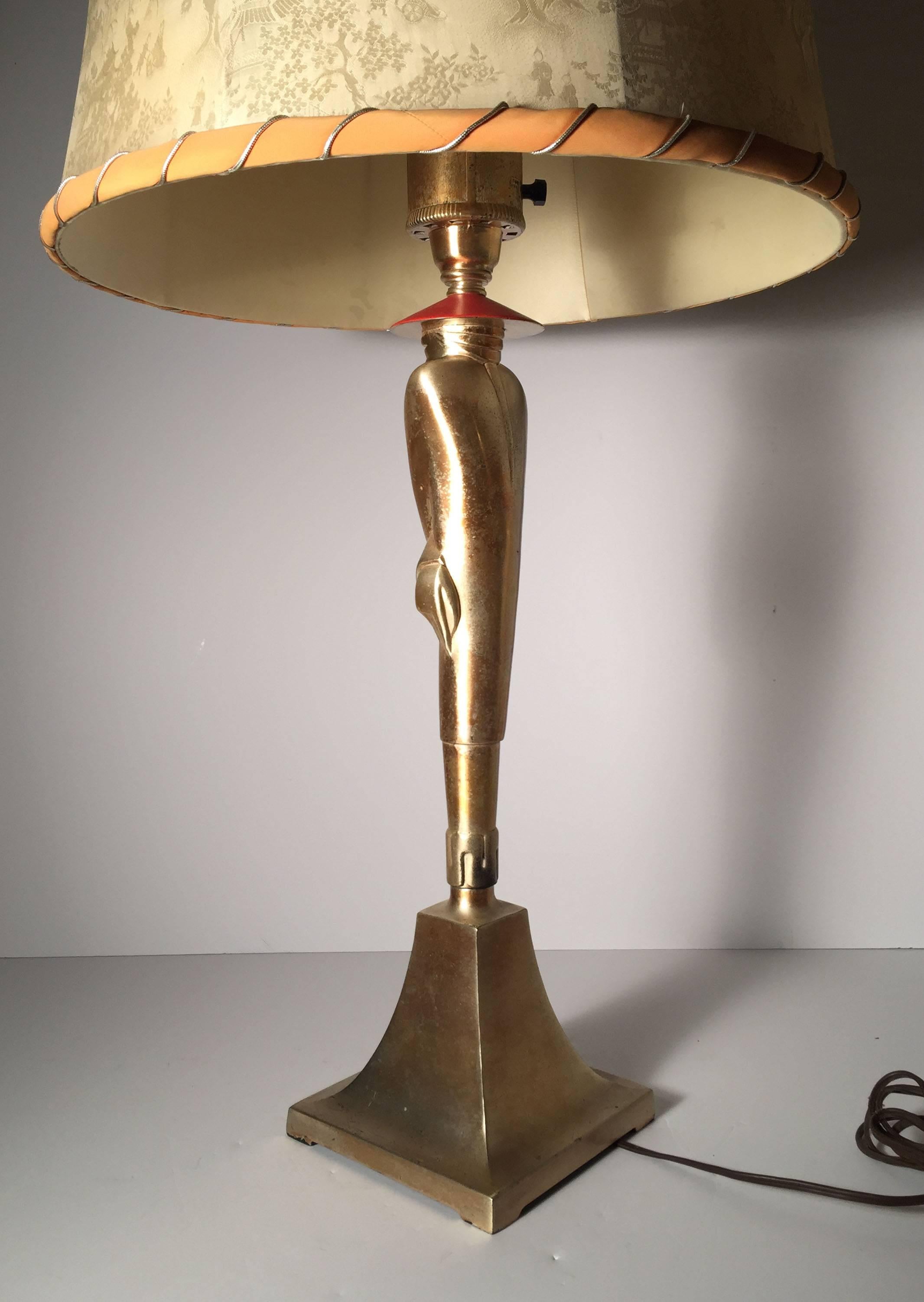 Pair of Early Vintage Viktor Schreckengost Chinoiserie Table Lamps 1