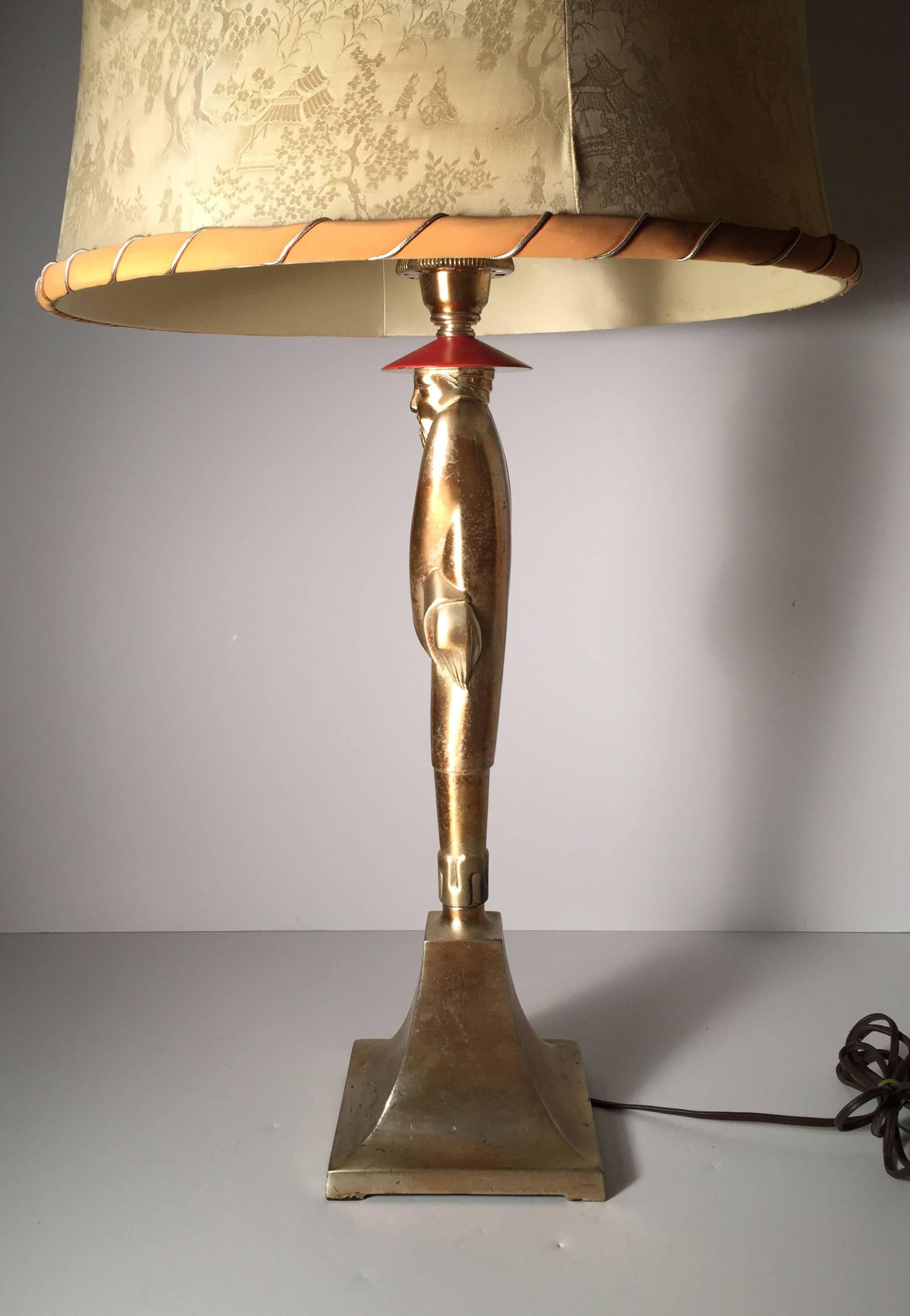 Pair of Early Vintage Viktor Schreckengost Chinoiserie Table Lamps 2