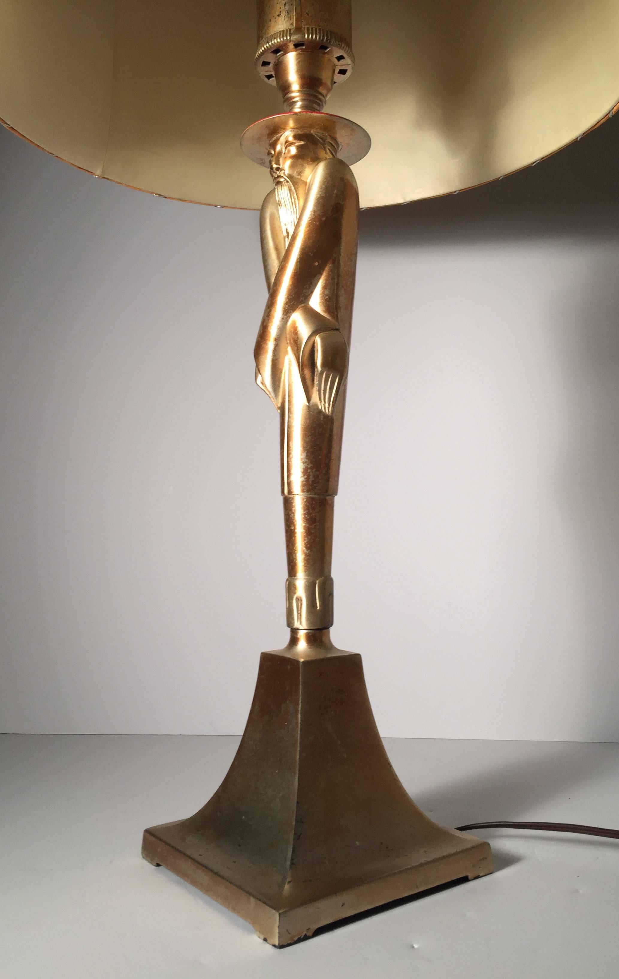 20th Century Pair of Early Vintage Viktor Schreckengost Chinoiserie Table Lamps