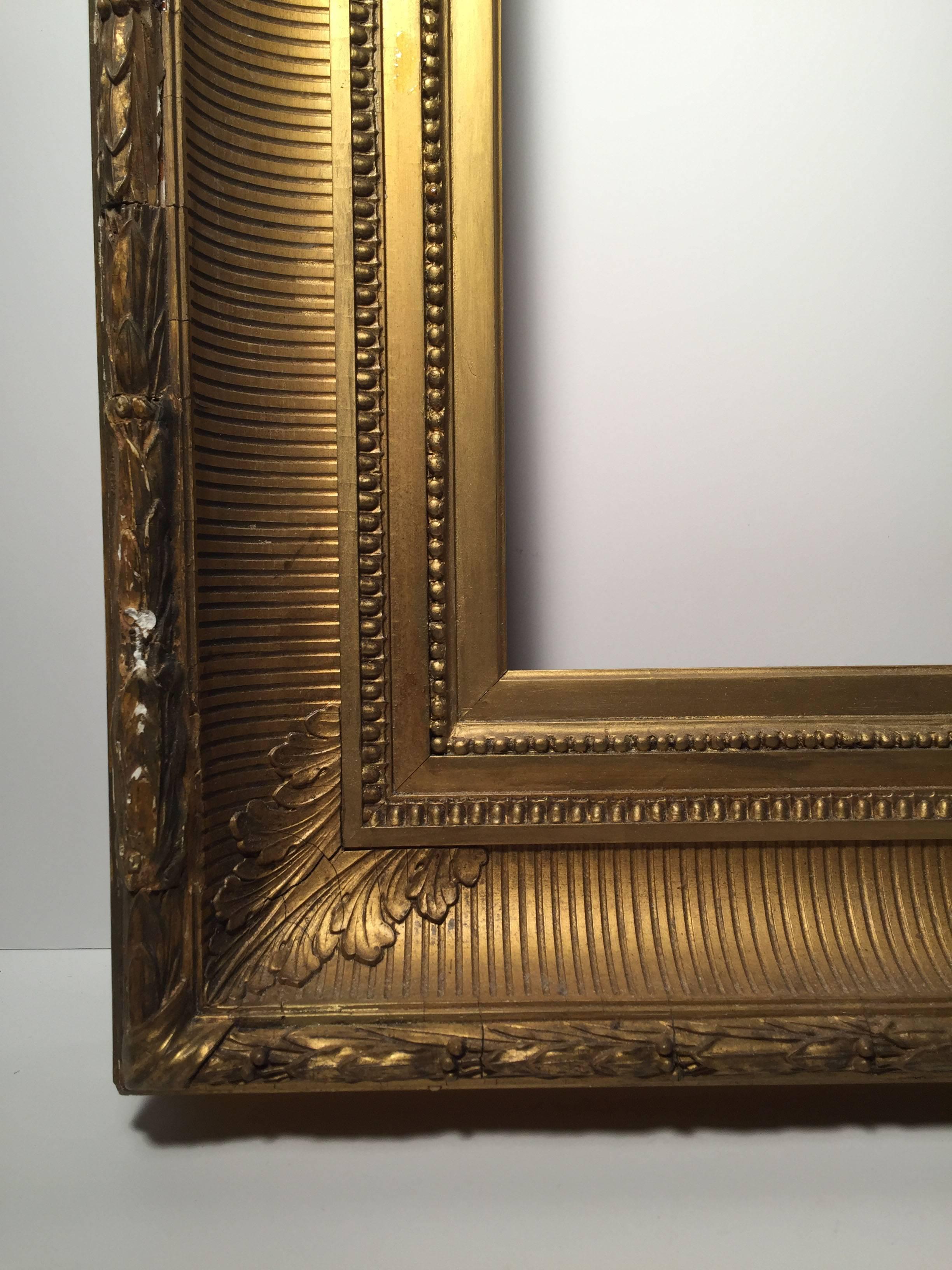 gilded frame mirror