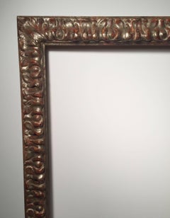 Vintage 20th Century Italian Decorator Frame Mirror Baroque Style