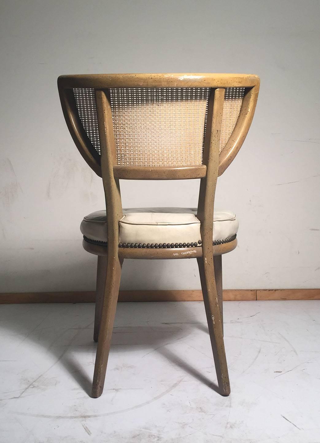 Wood Set of Four Vintage William Haines Style Chairs