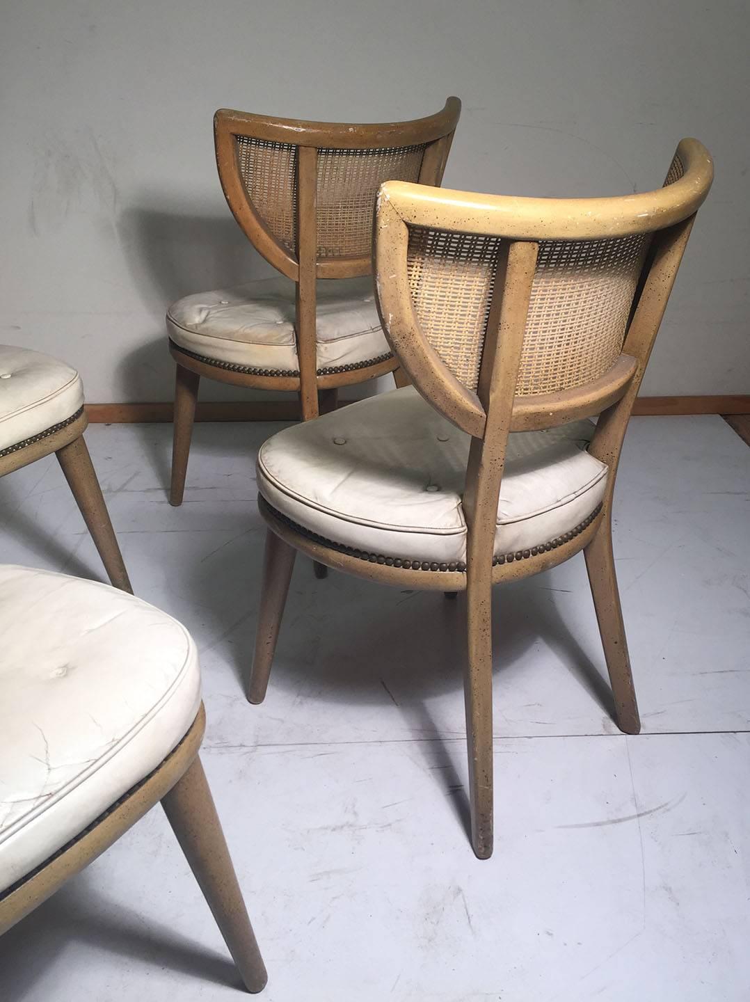 American Set of Four Vintage William Haines Style Chairs