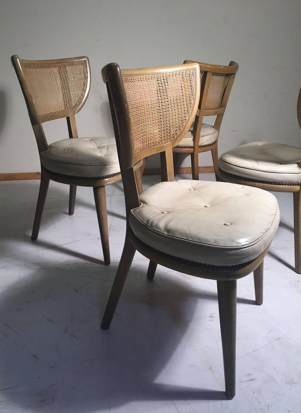 Mid-Century Modern Set of Four Vintage William Haines Style Chairs