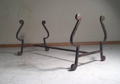 Gilt Wrought Iron Continental Coffee Table