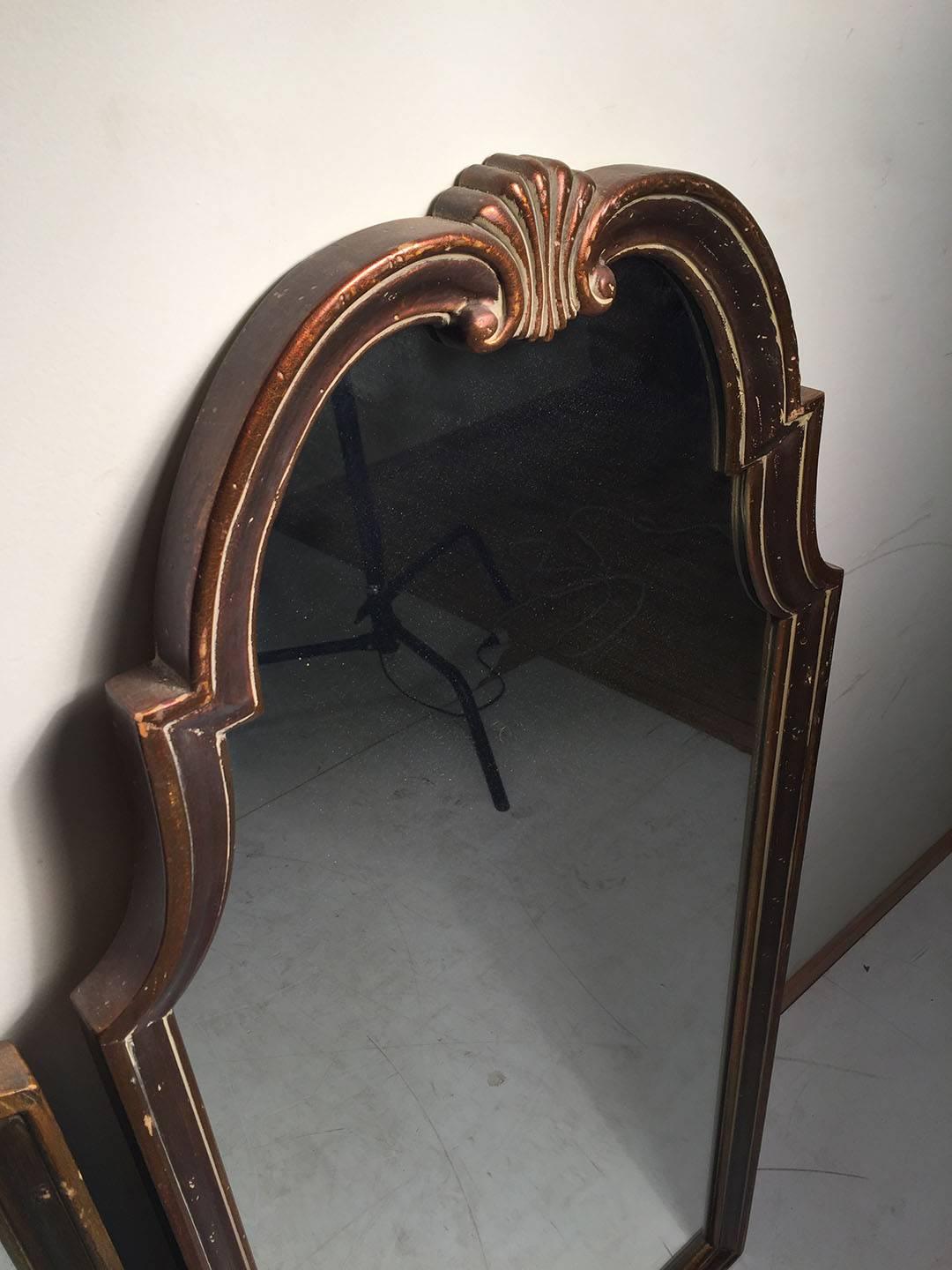 vintage hollywood regency mirror