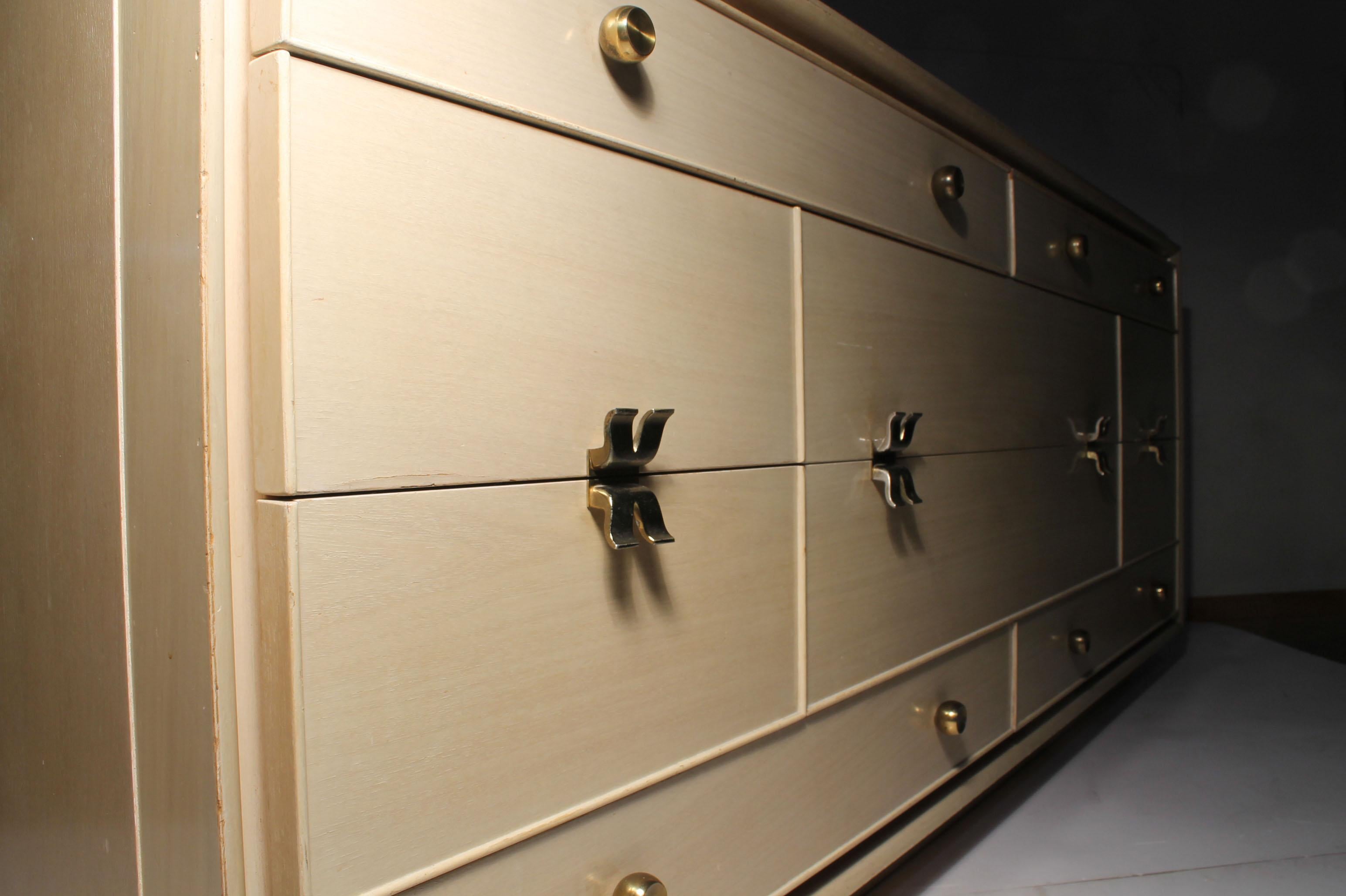 Rare Paul Frankl Designed Sideboard or Dresser for Johnson (PAIR available) 2