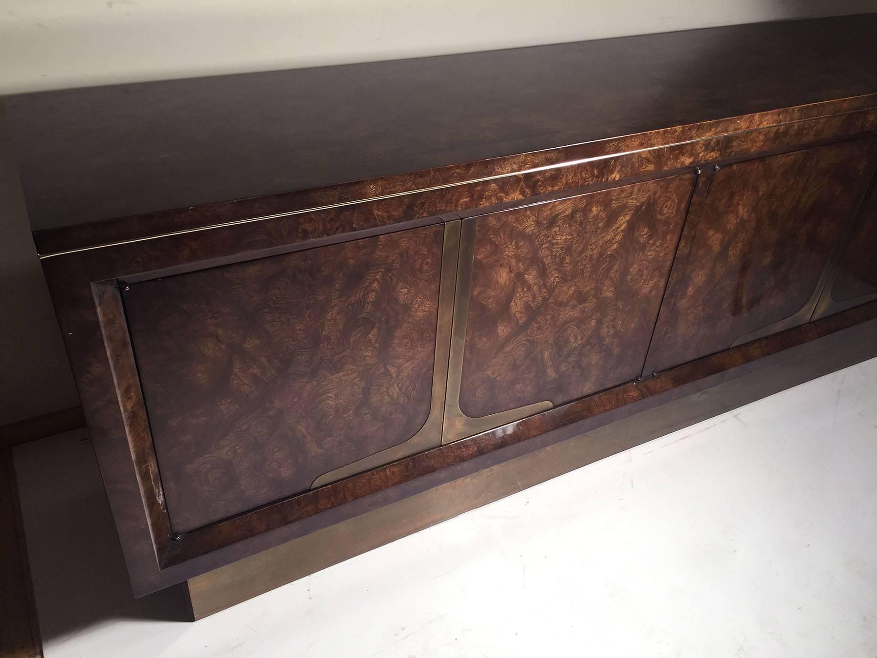 Hollywood Regency Mastercraft Credenza by William Doezema In Good Condition In Chicago, IL