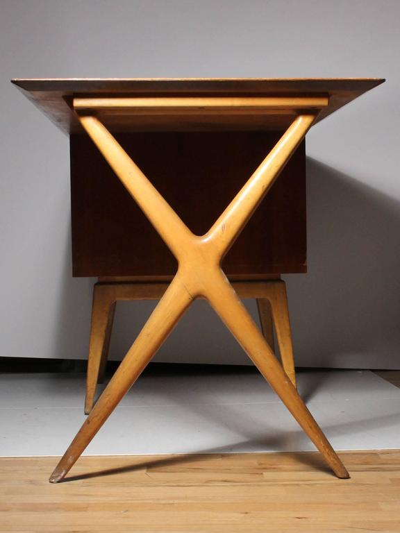 Fine Renzo Rutili Partners Desk For Johnson At 1stdibs Mid Century Modern Fine Renzo Rutili Partners Desk For Johnson
