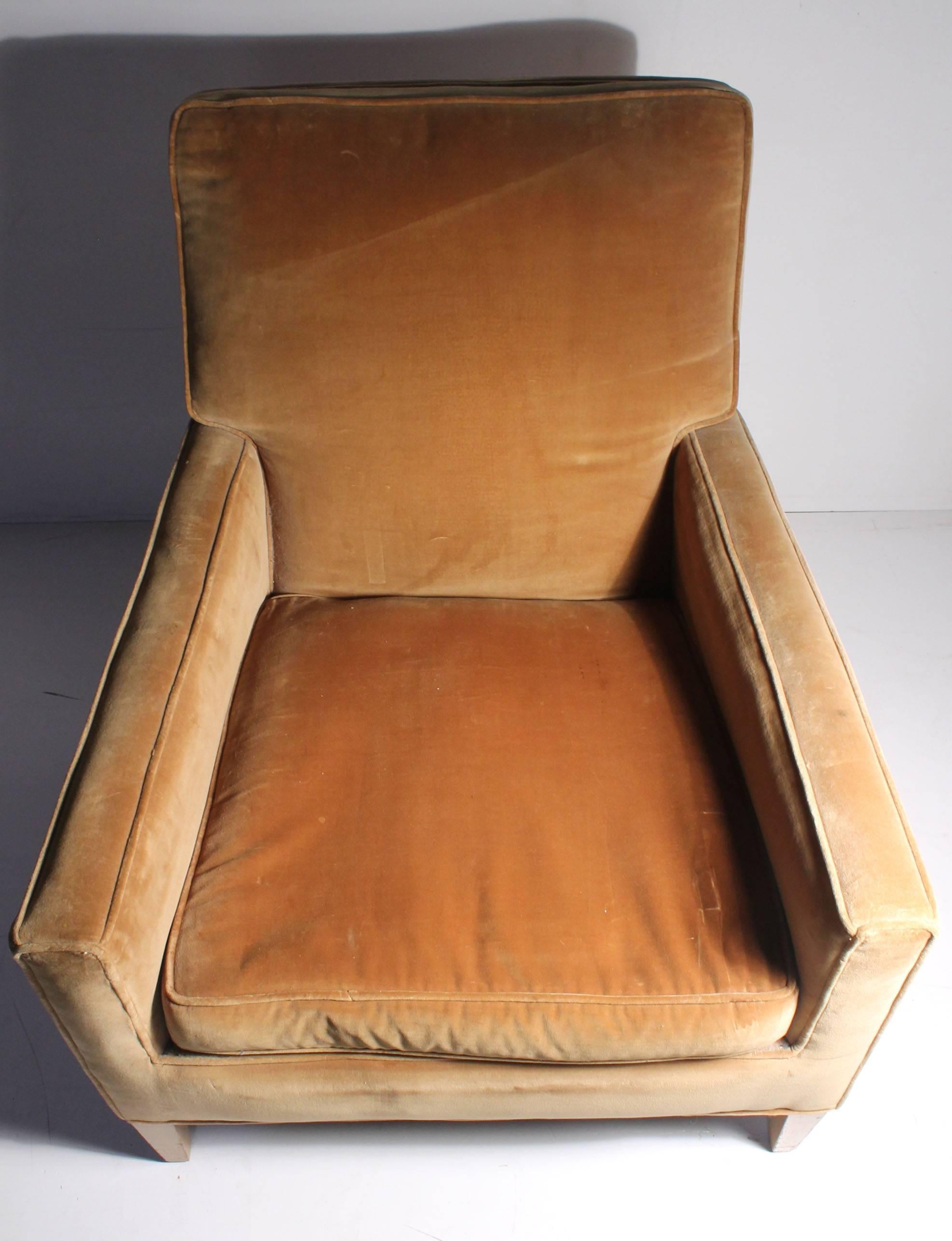 Upholstery Vintage Robsjohn-Gibbings Lounge Chair