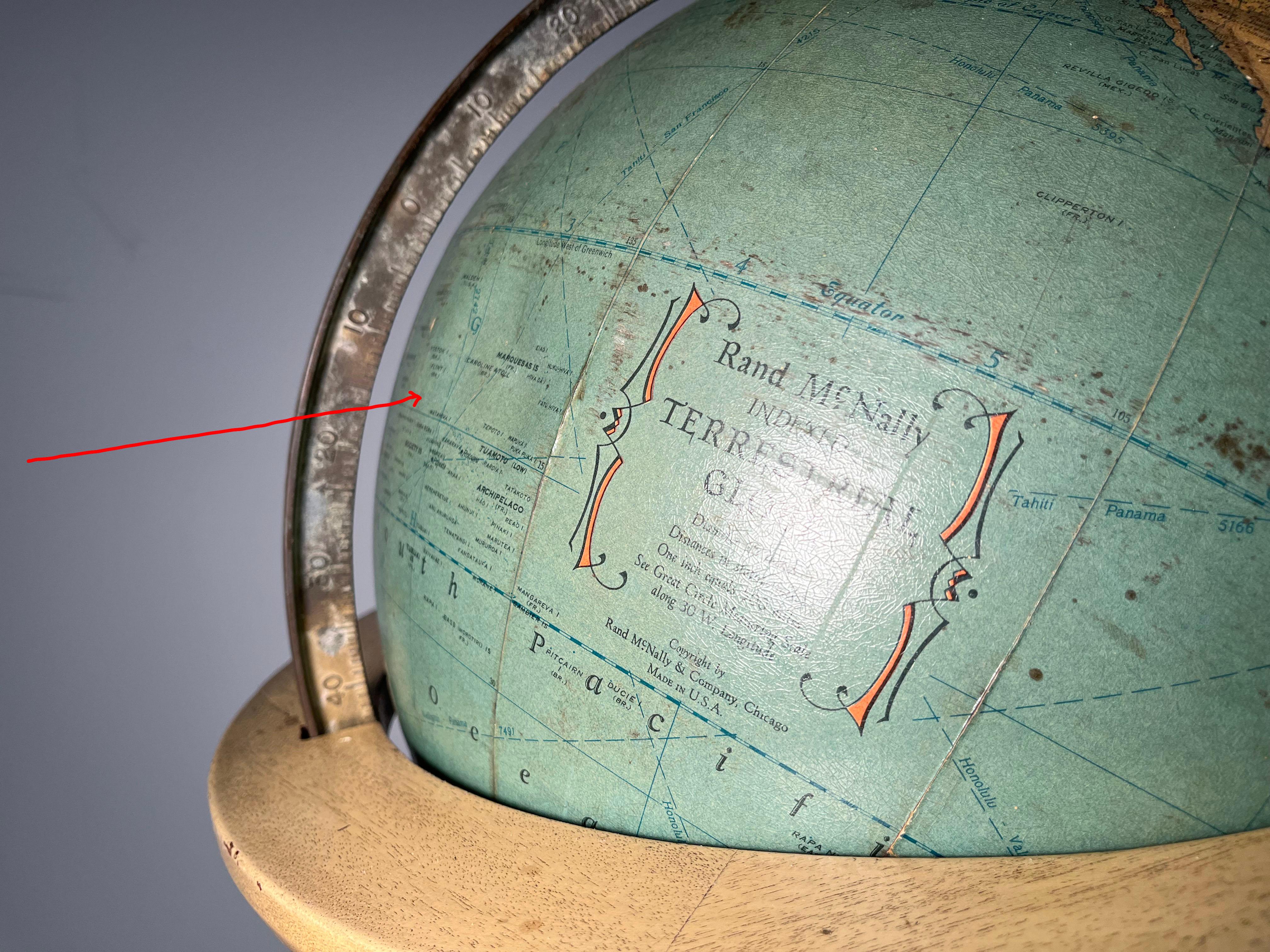 Globo Rand McNally de Edward Wormley / Dunbar en venta 1