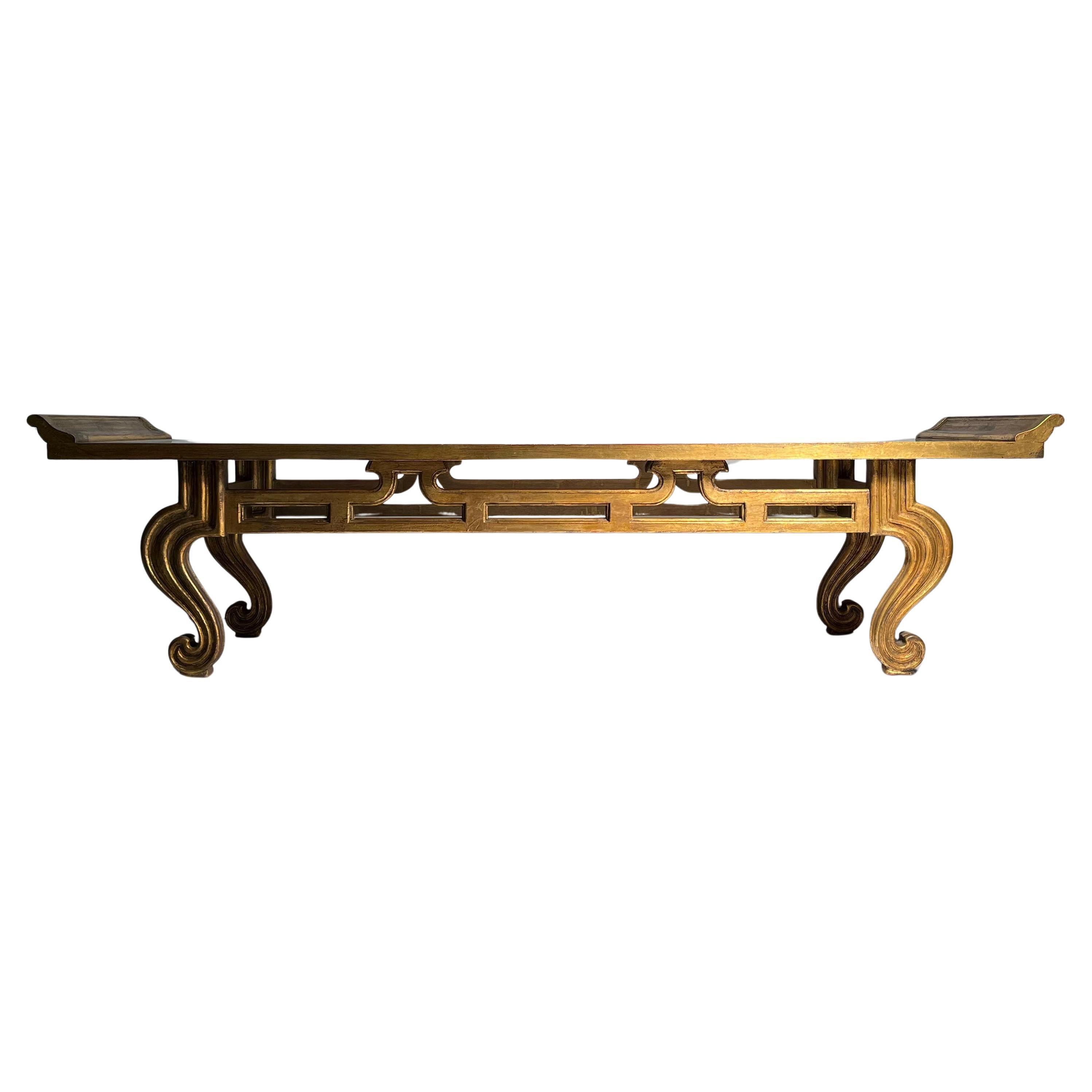 Designer Chinoiserie Tony Duquette Cocktail / Coffee Table / Low Console