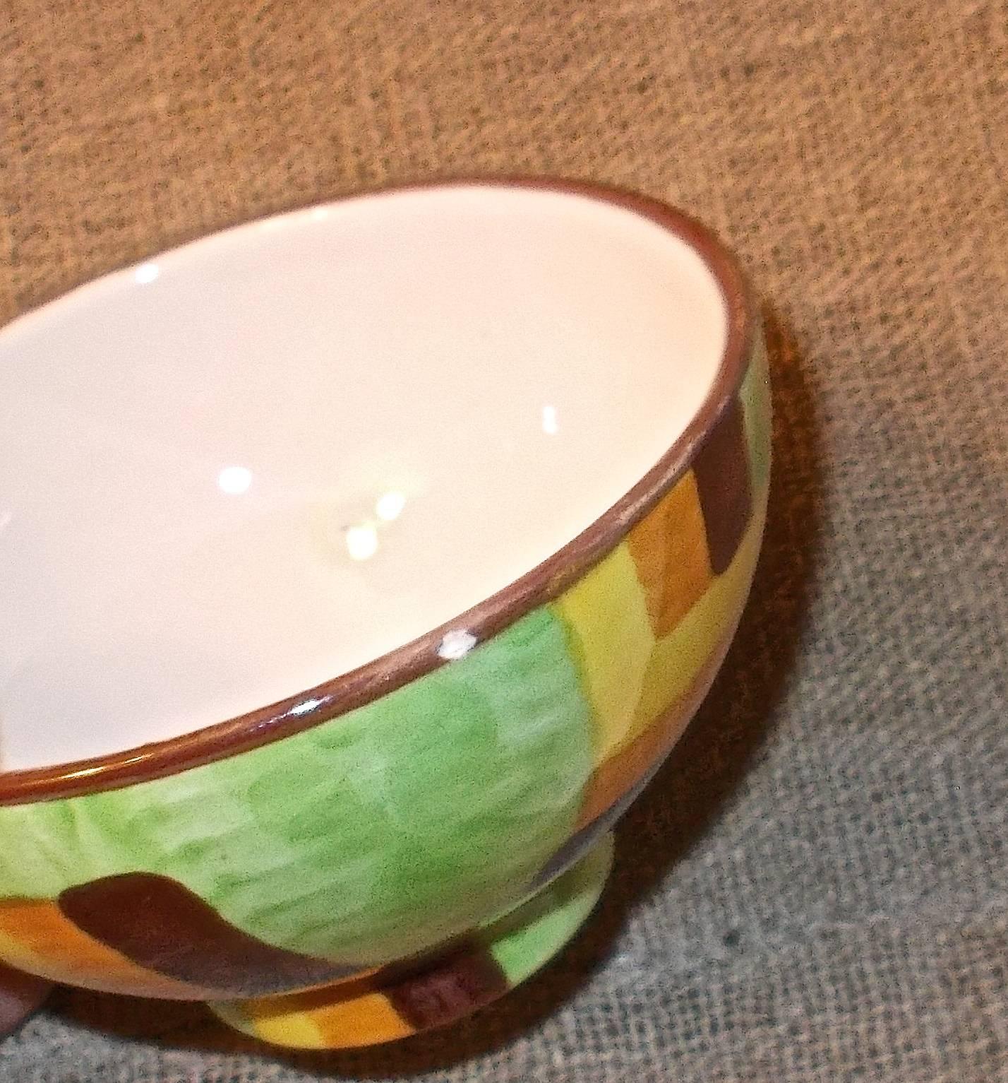 Eva Zeisel Schramberger Majolikafabrik 'Gobelin 8' Teeservice 4