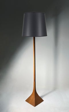 Vintage Laurel Floor Lamp with Rosewood Veneer