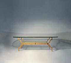 Custom Tommi Parzinger Gilt / Gilded Coffee Table