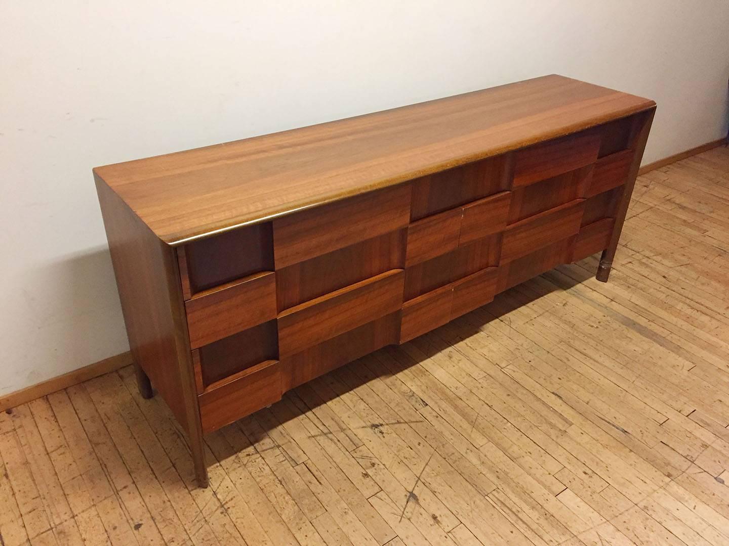 Swedish Danish Modern Edmond Spence Dresser Sideboard Cabinet