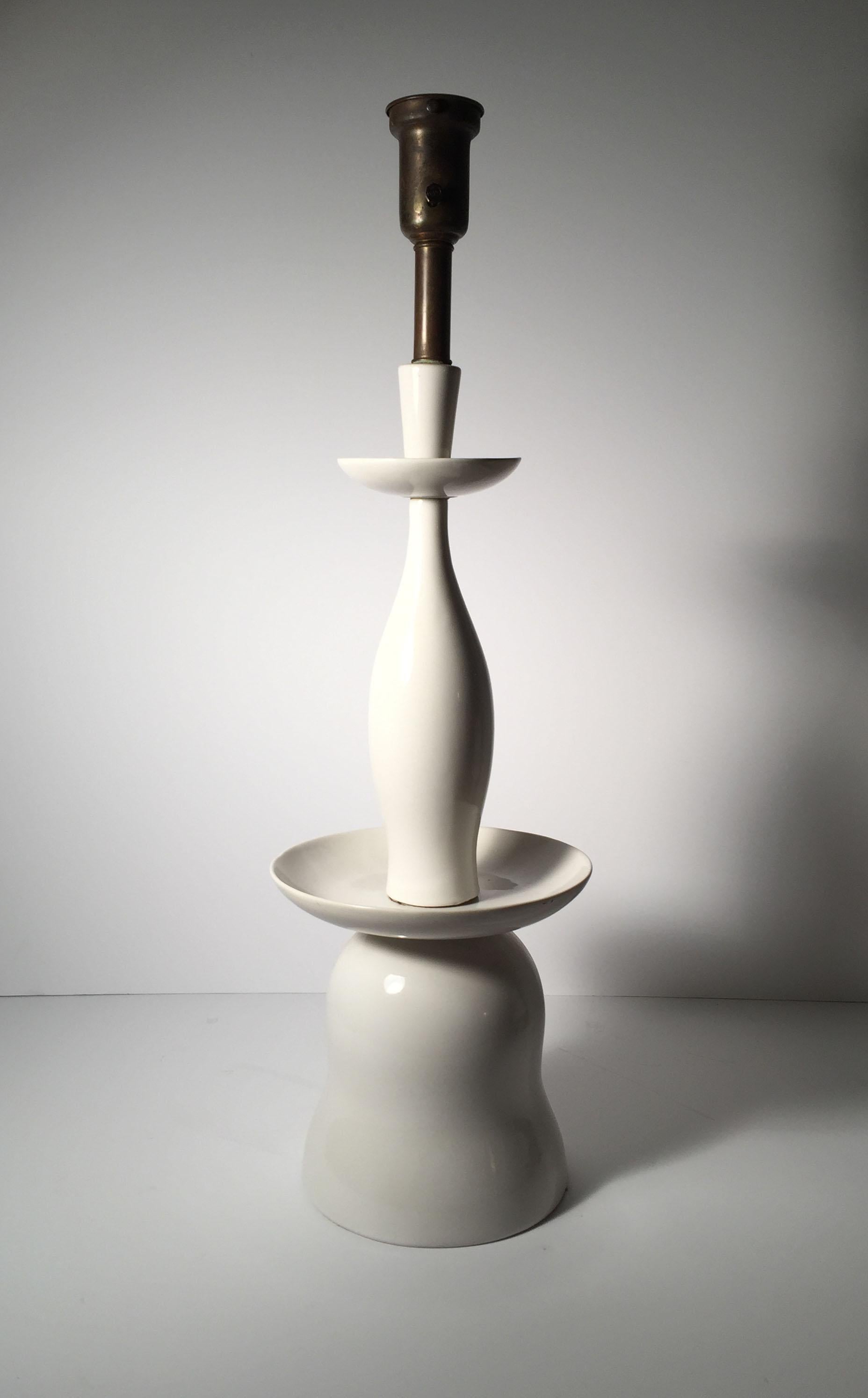 Gerald Thurston porcelain table lamps for Lightolier.