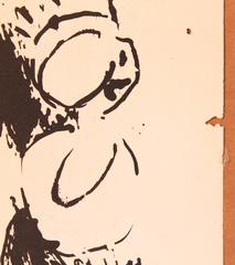 Annuncio e invito di Jackson Pollock originale della Betty Parsons Gallery 1951