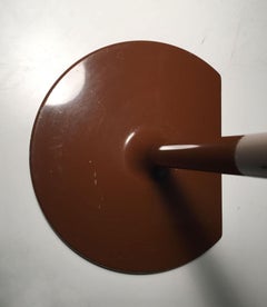 Vintage Original Joe Colombo Coupe Arc Floor Lamp for Oluce in Chocolate