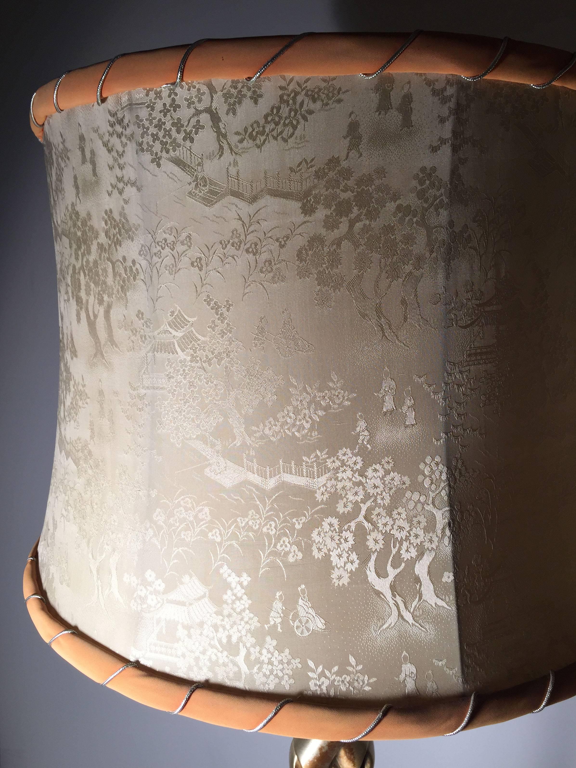 Pair of Early Vintage Viktor Schreckengost Chinoiserie Table Lamps 4