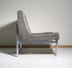 Sedia da salotto in alluminio Florence Knoll