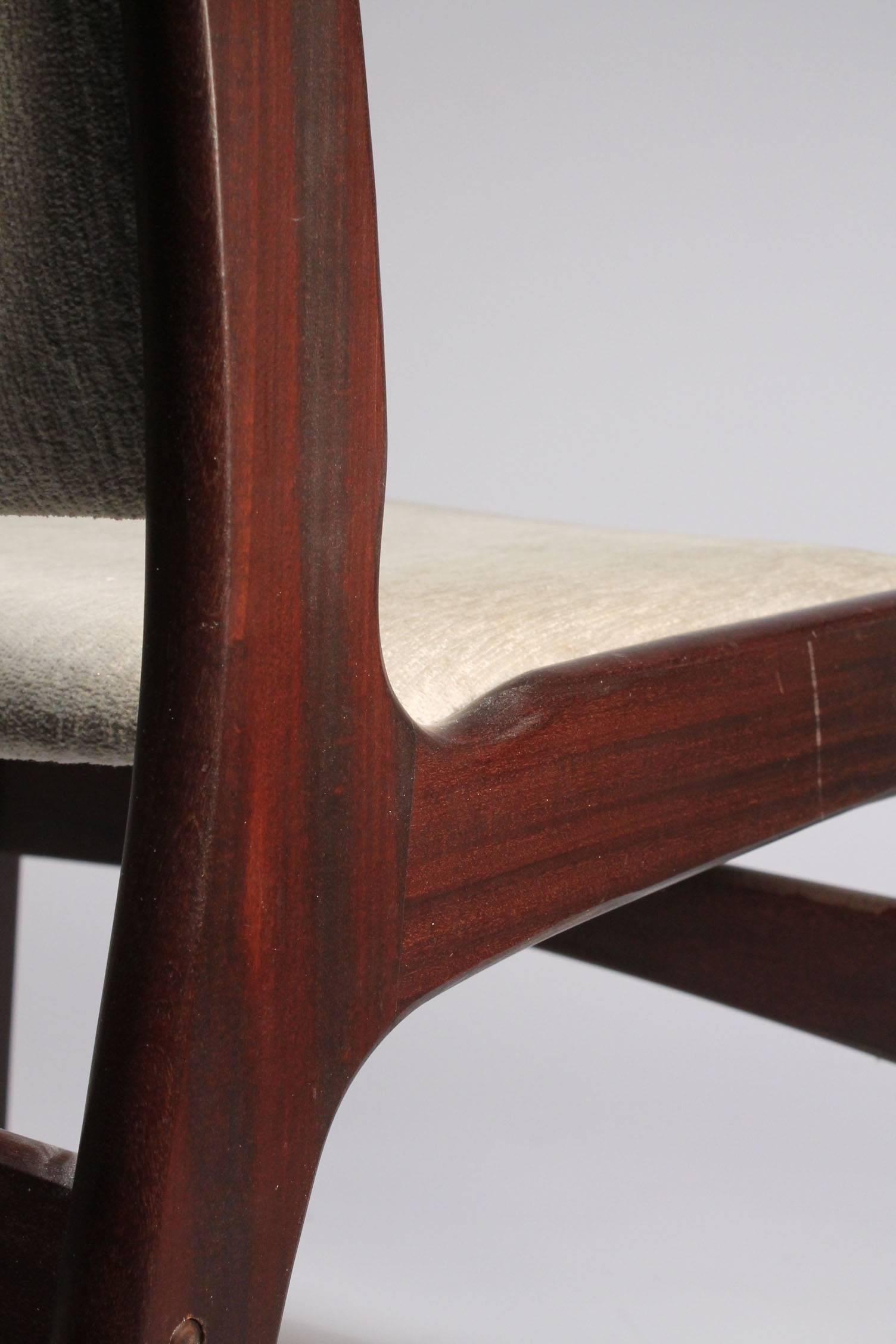 Wood VINTAGE Johannes Andersen Danish Modern Dining Chairs